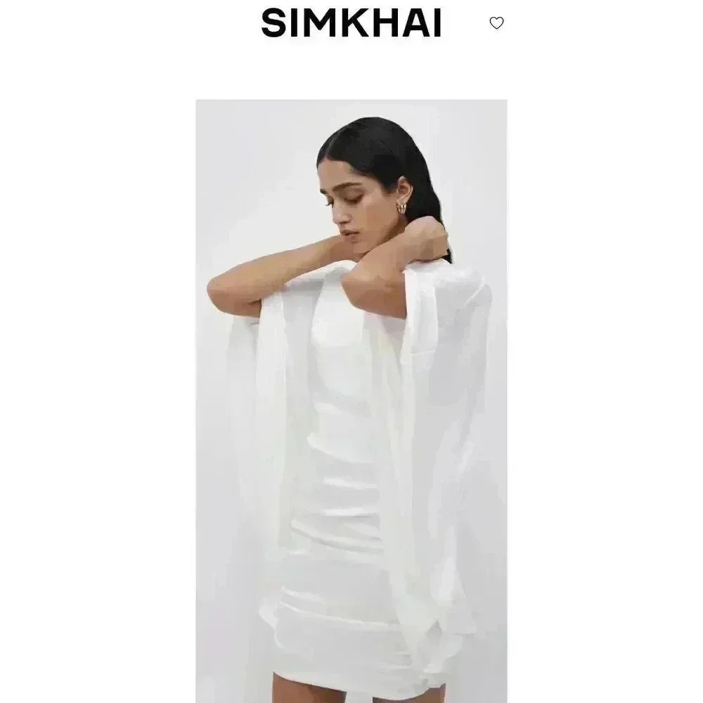 New NWT Jonathan Simkhai Kadence Dress for Women - White Size 2 - Picture 4 of 7